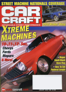 CAR CRAFT 2004 JAN - KICK-BUTT CARS, '70 R/T, COBRA